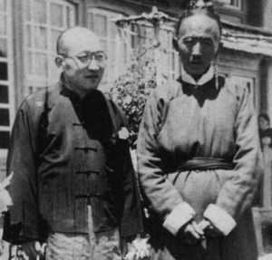 沈博士与西藏外交局大臣索康扎萨。