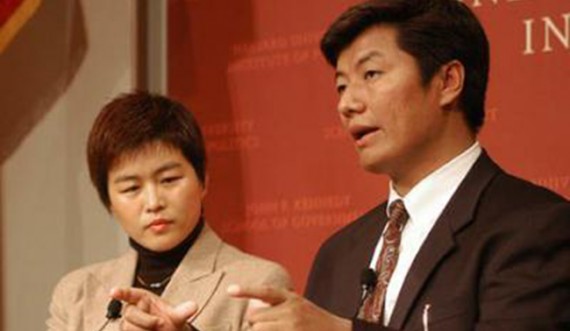 LobsangSangay_HuXiaojiang