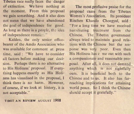 Tibetan Review August 88